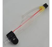 Filteilect Cubierta transparente para la punta de la caña de pescar para protección, tapa de plástico duradera con correa segura, diseño compacto y ligero, compatible con la mayoría de cañas de pescar