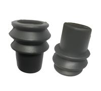 Filteilect Espaciadores de PVC que absorben los golpes para guía de 30 mm de diámetro para barras, paquete de 2 accesorios negros para equipos de fitness