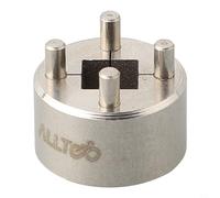 Filteilect Herramienta de válvula de inercia de choque trasero para llave FOX Brain, acero inoxidable para desmontaje de suspensión de bicicleta con cuadrado de 1/4 pulgadas