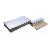 Filteilect Juego de 15 almohadillas de aislamiento acústico para automóvil, 250 x 180 x 5 mm, alfombrilla amortiguadora de ruido para maletero de puerta, compartimento del motor, compatible con