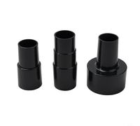 Filteilect Juego de adaptadores de manguera de vacío de 3 piezas para aspiradoras húmedas/secas | Conversión de 2.5 a 0.5 pulgadas, 0.5 a 0.25 pulgadas | Plástico ABS | Ancho