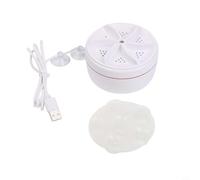 Filteilect Lavadora portátil para calcetines y ropa interior, mini lavadora turbo totalmente automática con función de lavavajillas, limpiador compacto de ahorro de energía (grande (30 W)