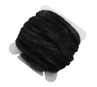 Filteilect Material de felpilla para atar moscas, 3.5 mm, hilo para atar moscas para cebos de ninfa, gusanos, chichón lanoso, multicolor, paquete de 10 unidades (negro, blanco, rojo, marrón, azul