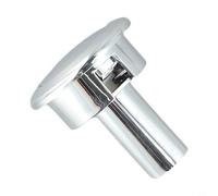 Filteilect Mecanismo de liberación de cisterna de doble función cromado compatible con interruptor de tanque de inodoro de agujeros estándar de 38 a 44 mm (A)