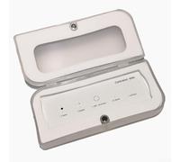 Filteilect Micrómetro de retícula para microscopio, diapositiva de calibración de 0,01 mm con escala de cuadrícula de puntos, retícula de vidrio óptico de 75 mm x 25 mm, compatible con microscopio