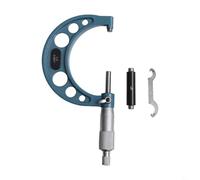 Filteilect Micrómetro digital para medición de diámetro externo | Calibre Vernier de 0.0001 pulgadas | Revestimiento cromado satinado, tope de trinquete, diseño de dedal en espiral | 0-5 pulgadas (C)