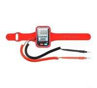 Filteilect Multímetro digital de muñeca, probador portátil portátil K8, detección de NCV de resistencia de corriente de voltaje de CA, pantalla grande, para trabajos de gran altitud (configuración
