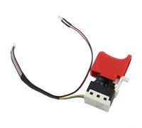 Filteilect Placa controladora de llave sin escobillas con interruptor LED y conector de 6 pines para Dongcheng 298, pieza de repuesto compatible con modelos 02105, ingeniería negra (interruptor)