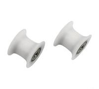 Filteilect Polea de repuesto para máquina de remo 608ZZ para equipo de ejercicio, entrenador abdominal y equipo de fitness, paquete de 2 o 4 ruedas de metal y plástico con 8 mm (2 unidades)