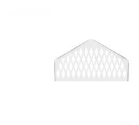 Filteilect Red de parrilla de barbacoa de acero inoxidable para camping, malla redonda para parrilla al aire libre, 42 x 24 x 1,6 cm, acero inoxidable 304 de 1,5 mm de grosor, resistente al calor y al