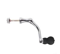 Filteilect Repuesto de mango de carrete de pesca, brazo de manivela de carrete de metal con mango giratorio para agarre de EVA, diseño plegable para carretes de la serie 4000-6000, tamaño mediano y