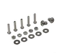Filteilect Soporte de esquina para Eufy para solocam, S340, adaptador de pared exterior para cámaras de seguridad PTZ CCTV, plateado, 82 x 65 x 60 mm (juego de tornillos)