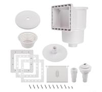 Filteilect SP1091LX - Espumador de pared para piscina sobre el suelo con corte de 6 pulgadas de repuesto para colección de desechos superficiales a través de la pared, resistente a los rayos UV