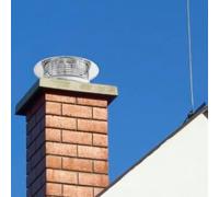 Filteilect Tapón de chimenea de acero inoxidable 304 con bordes de seguridad enrollados para protección contra lluvia y escombros, cubierta redonda de tubo de ventilación para sistemas de escape de