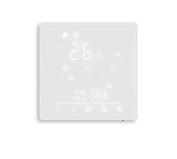 Filteilect Termostato de calefacción por suelo WiFi con control de humedad, gestión remota de aplicaciones para automatización del hogar, color blanco