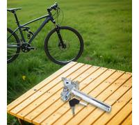 Filteilect Tija de sillín eléctrica con cerradura para E- | Diseño de tapa de metal y bloqueo interno | Tubo de asiento antirrobo de repuesto compatible con la mayoría de bicicletas eléctricas (A)