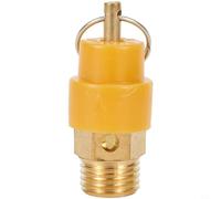 Filteilect Válvula de alivio de seguridad para compresor de aire, regulador de alivio de presión de latón con rosca, 1/4 pulgadas, 3/8 pulgadas, 1/2 pulgadas, para protección de presión de aire