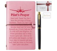 Filten Pillot Gifts Prayer Journal Notebook Pilot Gifts for Men, Aviation Airplane Future Pilot Gift for Men New Pilot Aviation Gift for Graduation Birthday