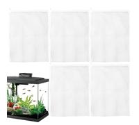 Filter Bags for Fish Tank, 5X Reusable Aquarium Filter Media Mesh Bag, Freshwater and Saltwater Filtration Solution, Ensures Clean Water, to Home Aquariums & Oceanariums
