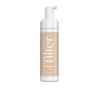 Filter By Molly-Mae Mousse autobronceadora de tono medio, bronceado falso de secado rápido, sin rayas, brillo bronceado, espuma hidratante, se desarrolla rápido, larga duración, 200 ml