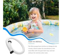 Filter Hose Fitting - Pool Pump Quick Connect, Heavy Duty Pipe Parts, Vacuuming System Design | Backwashing Filtration Setup, Circulation Water Cleaning Work, Hot Tubs Swimming Pool Equipment Care