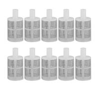 Filter Mesh,10Pcs Aquarium Water Pump Filter Net Stainless Steel Plastic Frame Cleaning Mesh Net Accessory for Fish Tank Sprayers Car Washers (10MM)