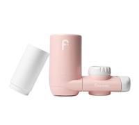 Filterbaby Grifo 1.0 - Filtro de agua montado para el cuidado de la piel - Hidrata e ilumina la piel mientras limpia - Se adapta a la mayoría de grifos estándar de Estados Unidos - Tres ajustes (rosa)