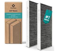 FilterBase® Filtro de Carbón Activado para Bora Basic BAKFS Filtro de Circulación de Aire | Set de Filtros de Carbón Activado (2 Piezas) compatible con Bora Placa de Cocina BIU BHU o BFIU