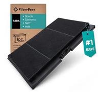 FilterBase® Filtro de carbón activo compatible con Bosch DSZ4551, Siemens LZ45510 11025805 11008080 17006837, Neff Z54TC01X0, Constructa CZ5145X5, Junker JZ5145X5 - Filtro para campanas extractoras
