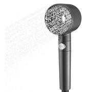 Filtered Showerhead, Portable Booster Set, 3,15 x 3,15 in Adjustable Handheld Shower, 5 modos de spray, System for Dorm, Hotel, Apartment Use, Outdoor Use