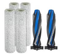 FILTERIST Paquete de 6 cepillos de rodillo y mopas de rodillo de repuesto T90 PRO Omni compatibles con ECOVACS DEEBOT T90 PRO Omni/X12 OMNICYCLONE Robot Aspirador, rodillos de cepillo, mopa de rodillo