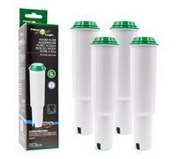 FilterLogic CFL-801B | 4x Filtro de agua compatible con JURA máquina de café espresso con WHITE 60209 68739 62911 cartucho filtrante para cafetera automática