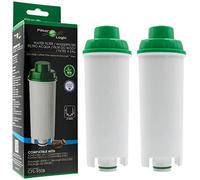 FilterLogic CFL-950B | 2x Filtro de agua compatible con DeLonghi DLS C002 DLSC002 Cartucho filtrante para cafeteras Magnifica Rivelia Eletta Primadonna Maestosa Dinamica Autentica ECAM macchina caffè