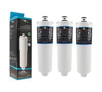 Filterlogic FFL-111B | 3x Filtro interno de agua de frigo compatible con 3M CS-52 para BALAY, BOSCH, SIEMENS, NEFF frigorífico americano con cartucho 5553629 00576336 576336 00640565 CS-452 CS52 CS-54