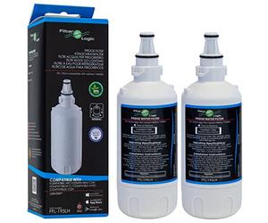 FilterLogic FFL-195LH | 2x Filtro de agua compatible con Liebherr 7440011, 9880980 InfinitySpring Cartucho filtrante para frigorífico nervera americano
