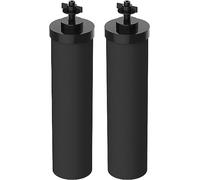 Filterlogic Filtro de agua de gravedad, repuesto para filtros de carbono negro Berkey® BB9-2®, Purewell®, ProOne®, sistema de filtro de gravedad Waterdrop, certificado NSF/ANSI 42 y 372, paquete de 2