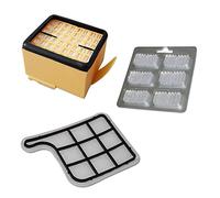Filterset Kit de Filtro de HEPA/EPA + Filtro de Motor + 6 Ambientadores para Vorwerk Kobold VK 135, 136, VK135, VK136