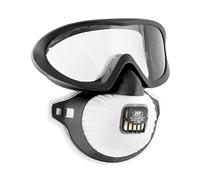Filterspec® PRO con gafa panoramica y mascarilla FFP2 con válvula (AGE120-201-100)