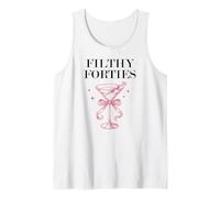Filthy Forty Feral 40s Filthy 40th Birthday Filthy Martini Camiseta sin Mangas