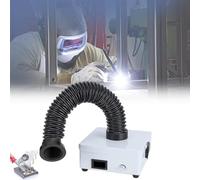 Filtración de 3 etapas Extractor de humos de soldadura Filtro de humo Fuerte potencia de succión for estación de soldadura ESD, soldadura manual, soldador, cosmetología