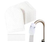 Filtrante De Algodón Para El Grifo,Universal 50 Piezas Con Correa Antisalpicaduras | filtrante para grifo de fregadero de cocina,Para Cocina, Baño, Jardinería, Riego, Dormitorio, Hotel, Oficina
