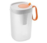 Filtrante para agua | Contenedor grande y resistente al calor - Jarra para té frío con filtro - para casa, cocina, frigorífico, top restaurante y para bebidas calientes frías como café limonada