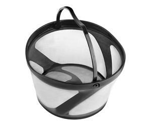 Filtre pour cafetière - Goutteur réutilisable sans papier en acier inoxydable | Cafetière en forme de panier avec filtre en maille métallique pour la maison, la cuisine, le café, le feu de camp en ple