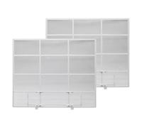 Filtre Pour Climatiseur Domestique En PP Lot De 2 | Remplacement Universel Anti-Poussière Pour Climatisation & Fournaise | Grille De Filtration D'Air Maison Bureau & Salon