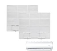 Filtre Pour Climatiseur Domestique En PP Lot De 2 | Remplacement Universel Anti-Poussière Pour Climatisation & Fournaise | Grille De Filtration D'Air Maison Bureau & Salon