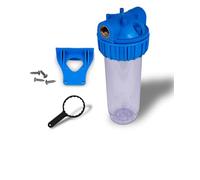FILTRIACQUAITALIA Recipiente para filtros de cartucho de agua de 10 pulgadas, casquillo de 3/4 pulgadas