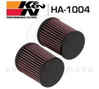 Filtro 1 Deportivo K&N HA-1004 Lavable Honda CBR 1000RR CBR1000RR Año 2007
