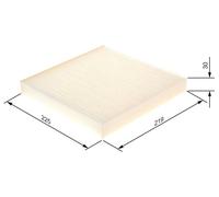 Filtro, aire de la cabina BOSCH 1 987 432 083 para OE 6447 HP - 6447 KR - 6479