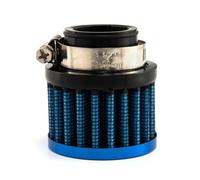 Filtro Aire Deportivo Filtro Aire Universal De 25 Mm Para Motocicleta Admisión Aire Cárter Ventilación Filtros Ventilación Accesorios Motocicleta Piezas Repuesto(Blue)