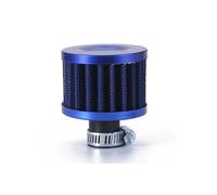 Filtro Aire Deportivo Filtro De Aire Universal Para Coche De 12 Mm Y 25 Mm Para Admisión Aire Motocicleta Cárter Ventilación Filtros Ventilación Piezas Repuesto(12MM-BLUE)